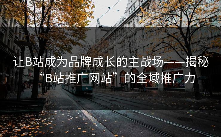 让B站成为品牌成长的主战场——揭秘“B站推广网站”的全域推广力